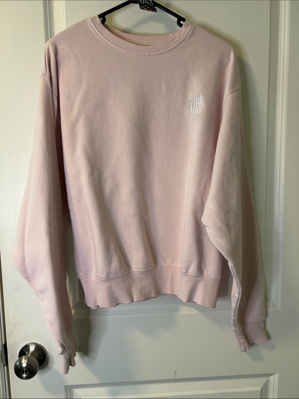 43. Brunette The Label Pale Pink Crewneck Sweatshirt